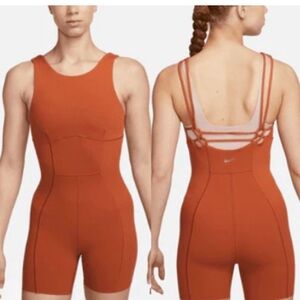 NWT Nike Yoga Dri-FIT Luxe Women's 5"
Jumpsuit In Dark Russet